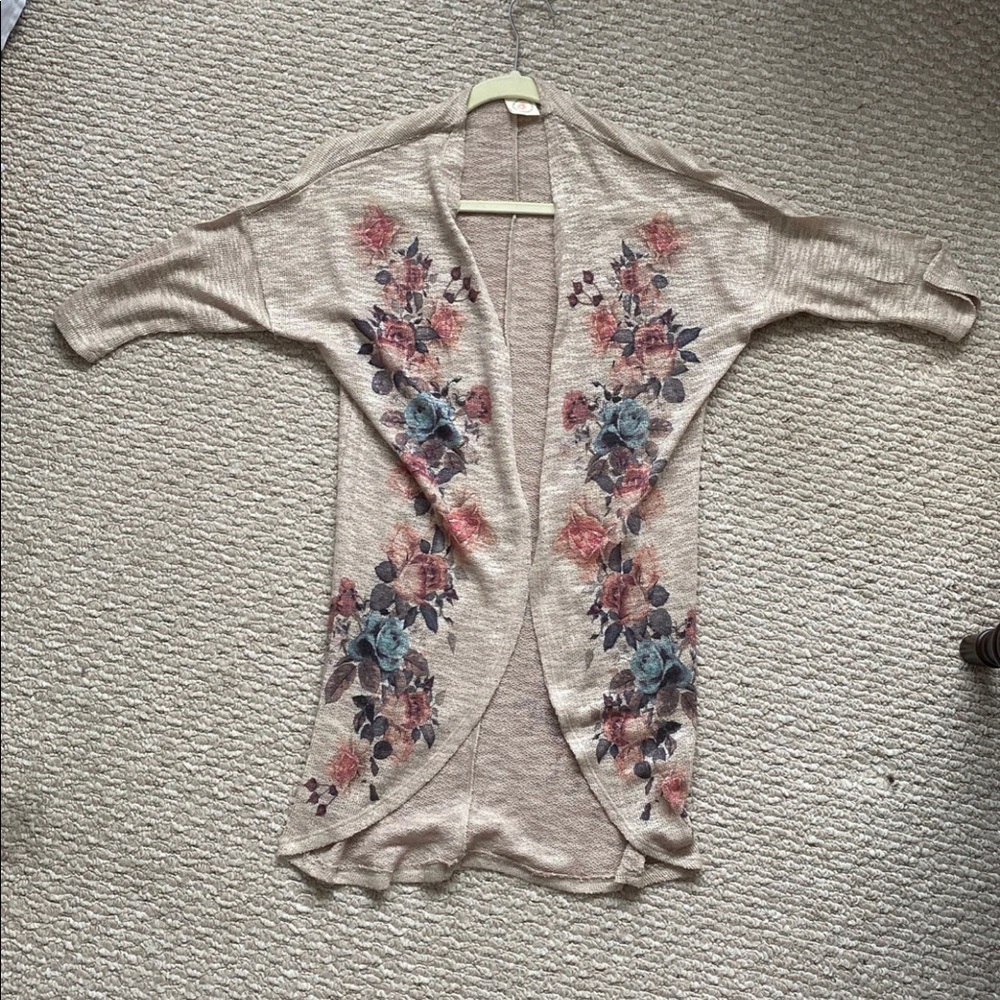 Floral cardigan